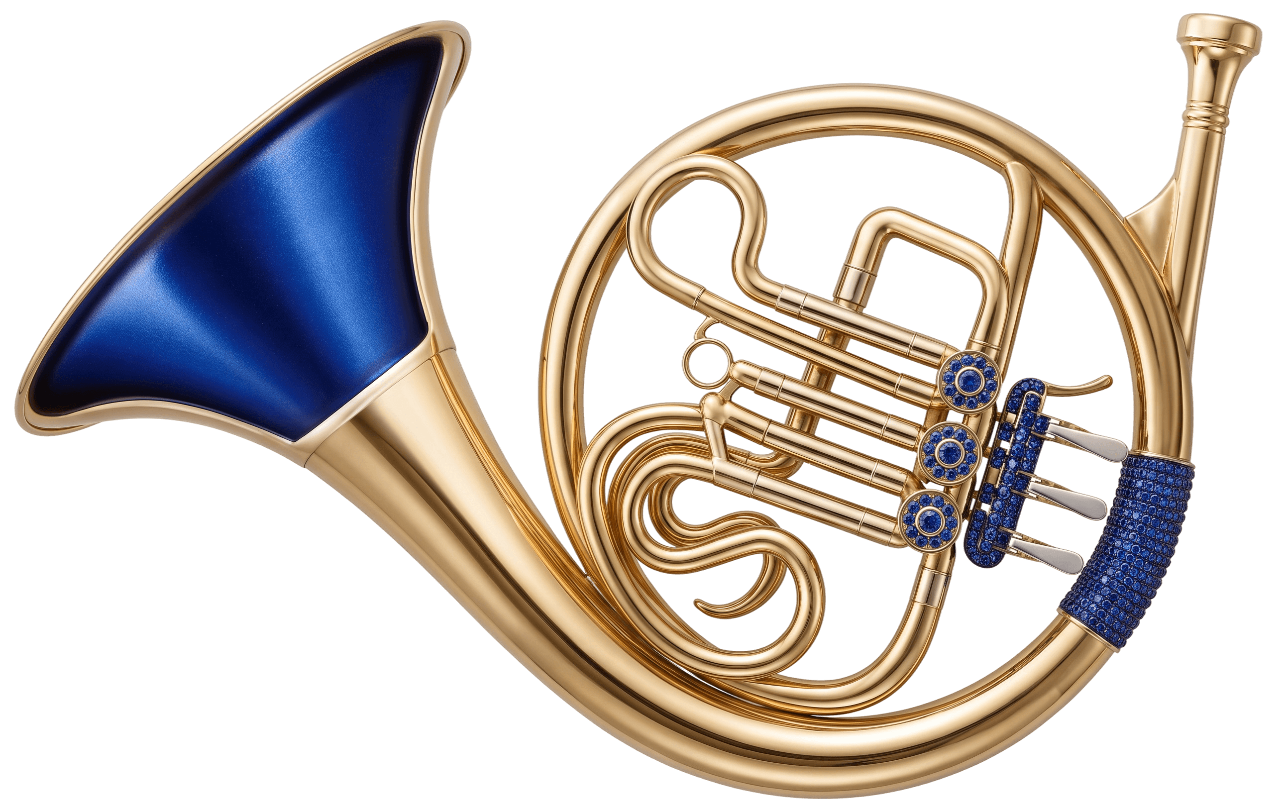 Blue French Horn